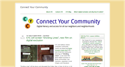 Desktop Screenshot of connectyourcommunity.org